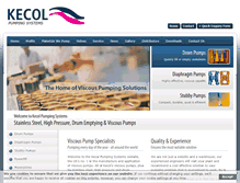 Tablet Screenshot of kecol.co.uk